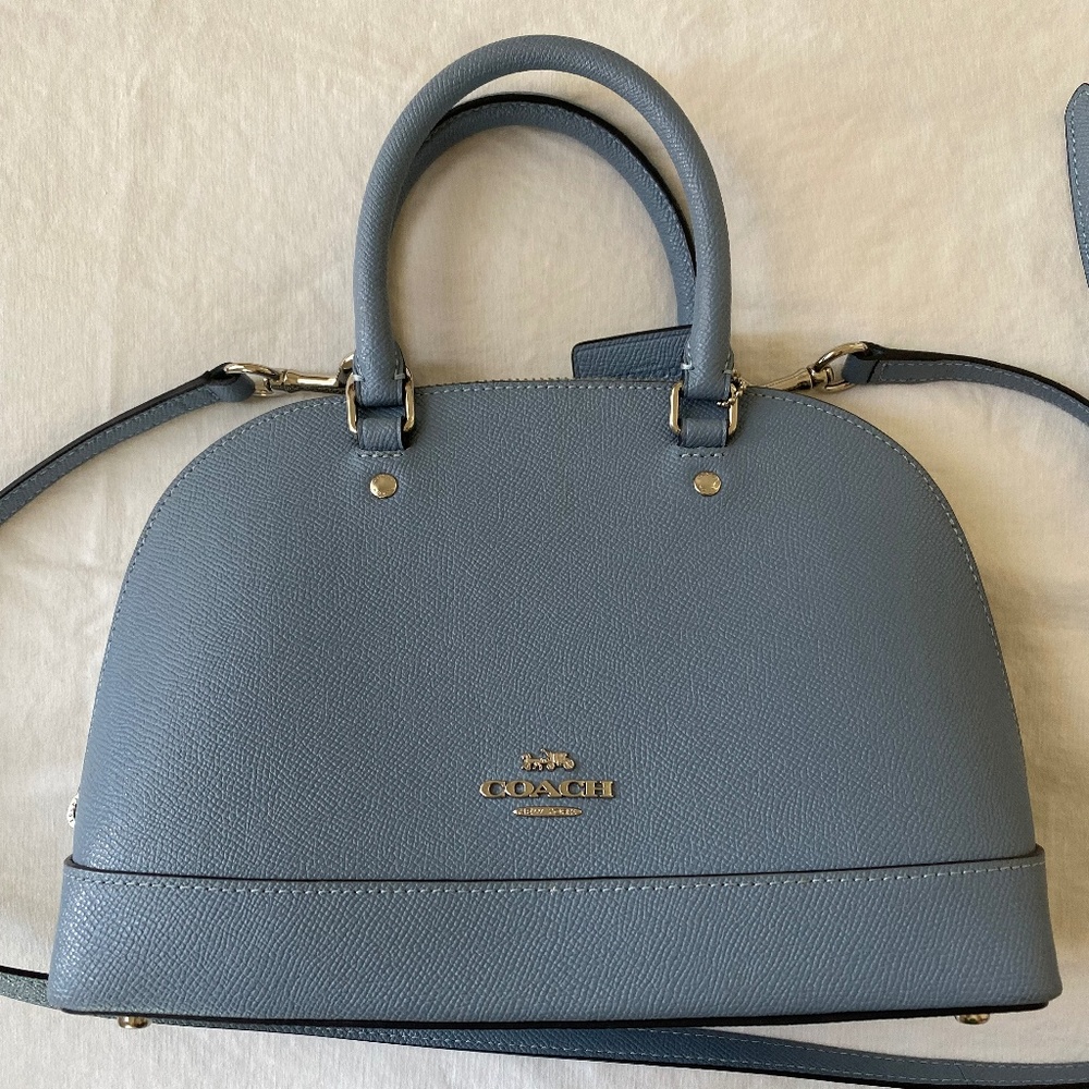 Coach mini sierra leather bag
